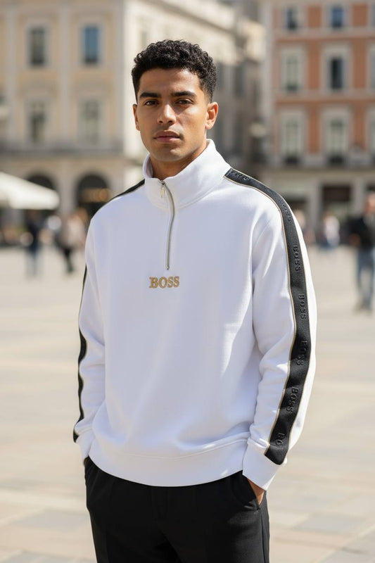 Sweatshirt Boss quarter zipper