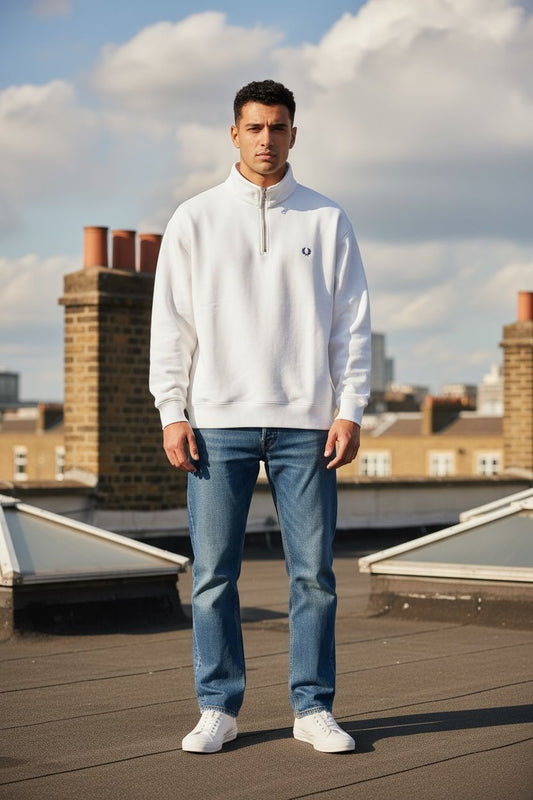 Sweatshirt Fredperry quarter zipper