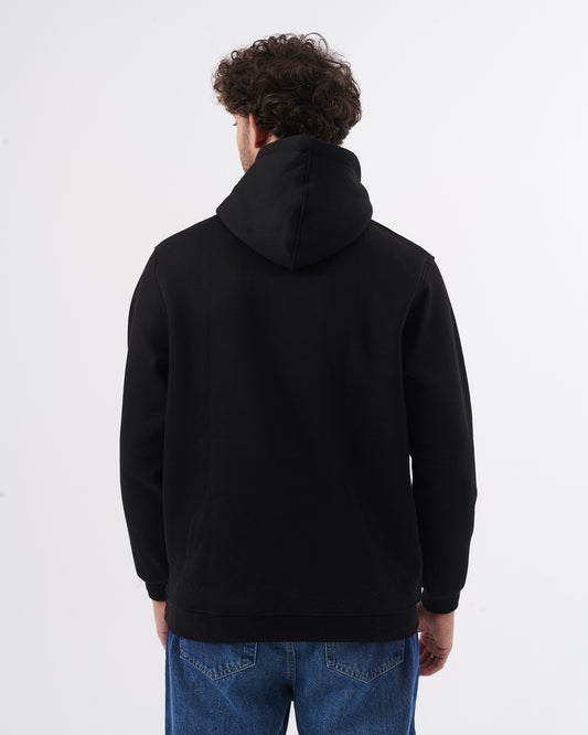BLACK BASIC SWEATSHIRT