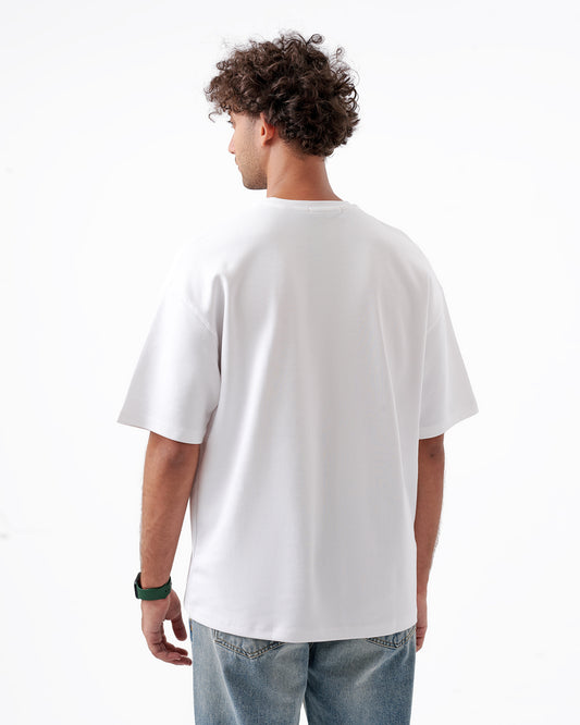 WHITE OVERSIZE T-SHIRT
