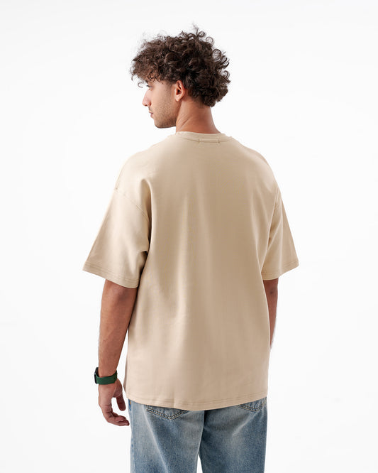 BEIGE OVERSIZE T-SHIRT