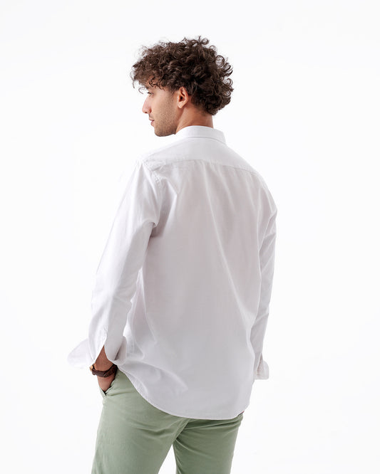 WHITE OXFORD SHIRT