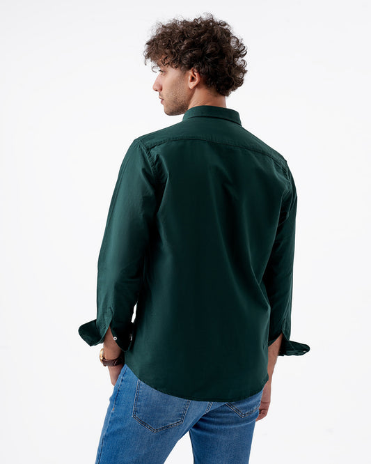 GREEN OXFORD SHIRT