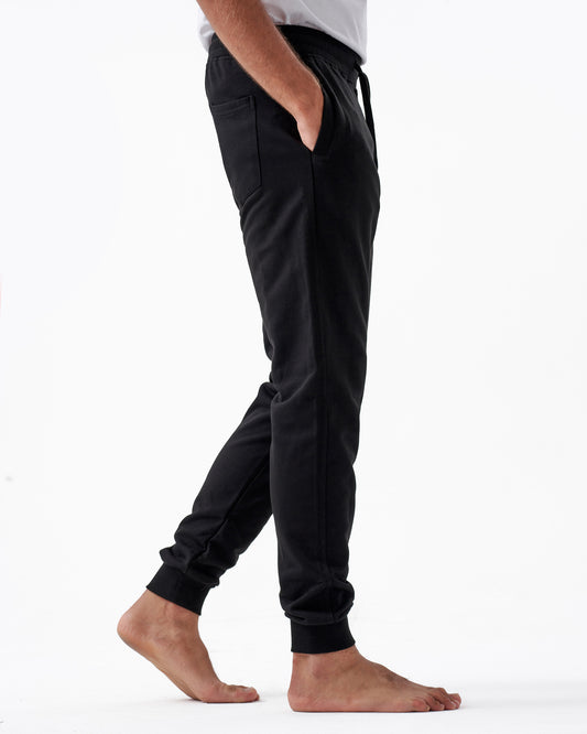 BLACK SWEATPANT SLIMFIT WITH COAT