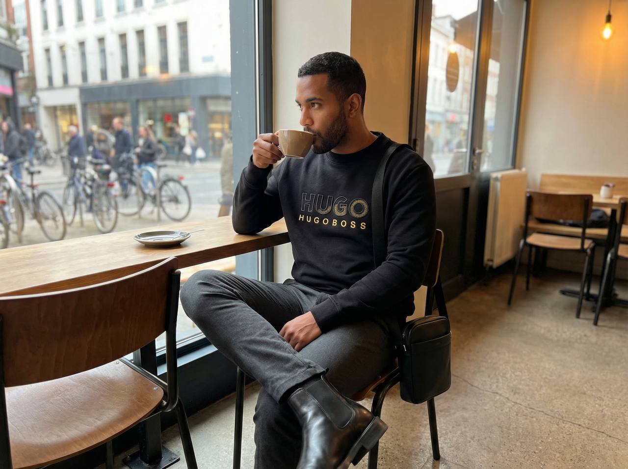 Sweatshirt Hugo crewneck #101