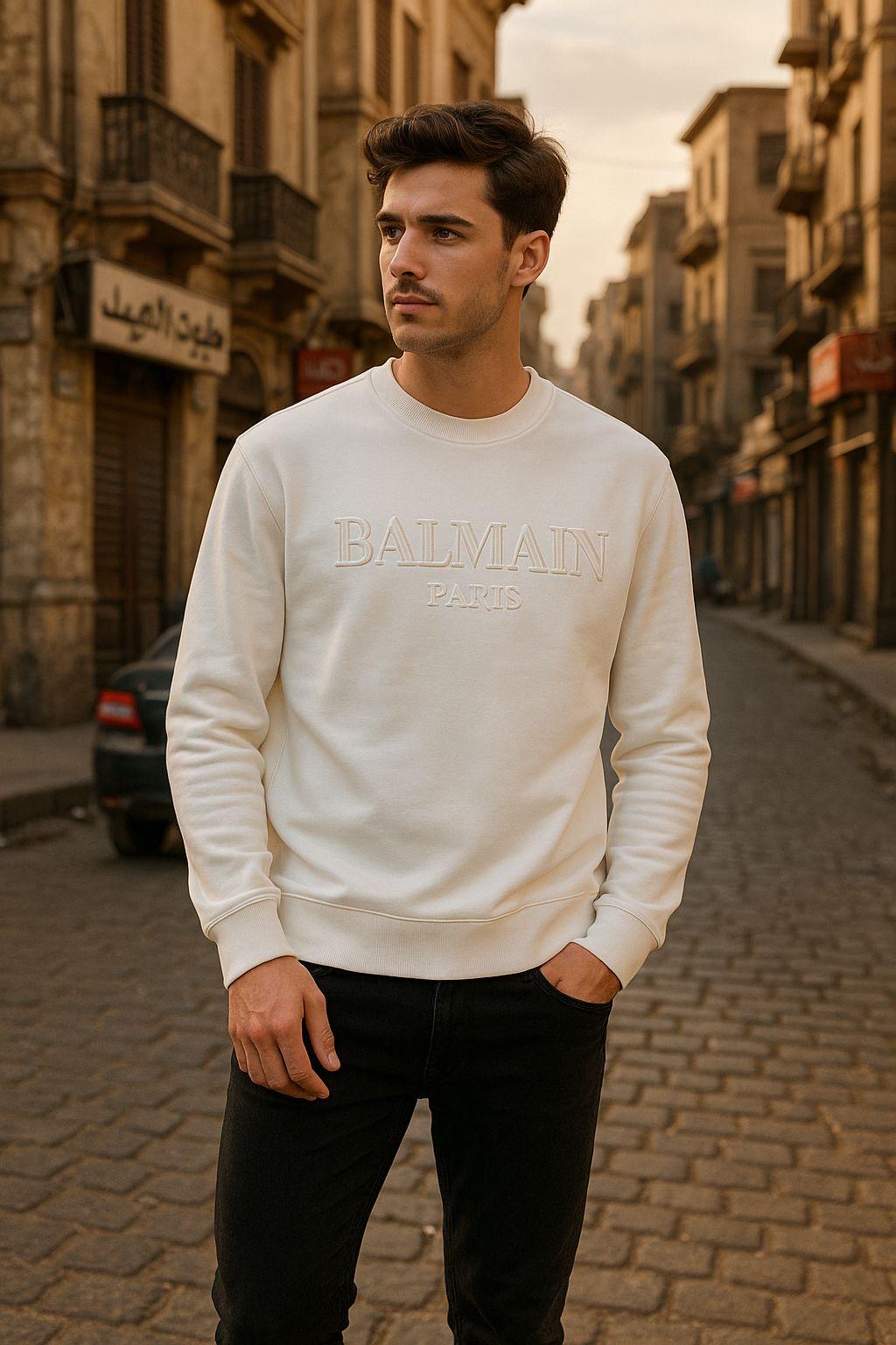 Sweatshirt Balmain Round#101