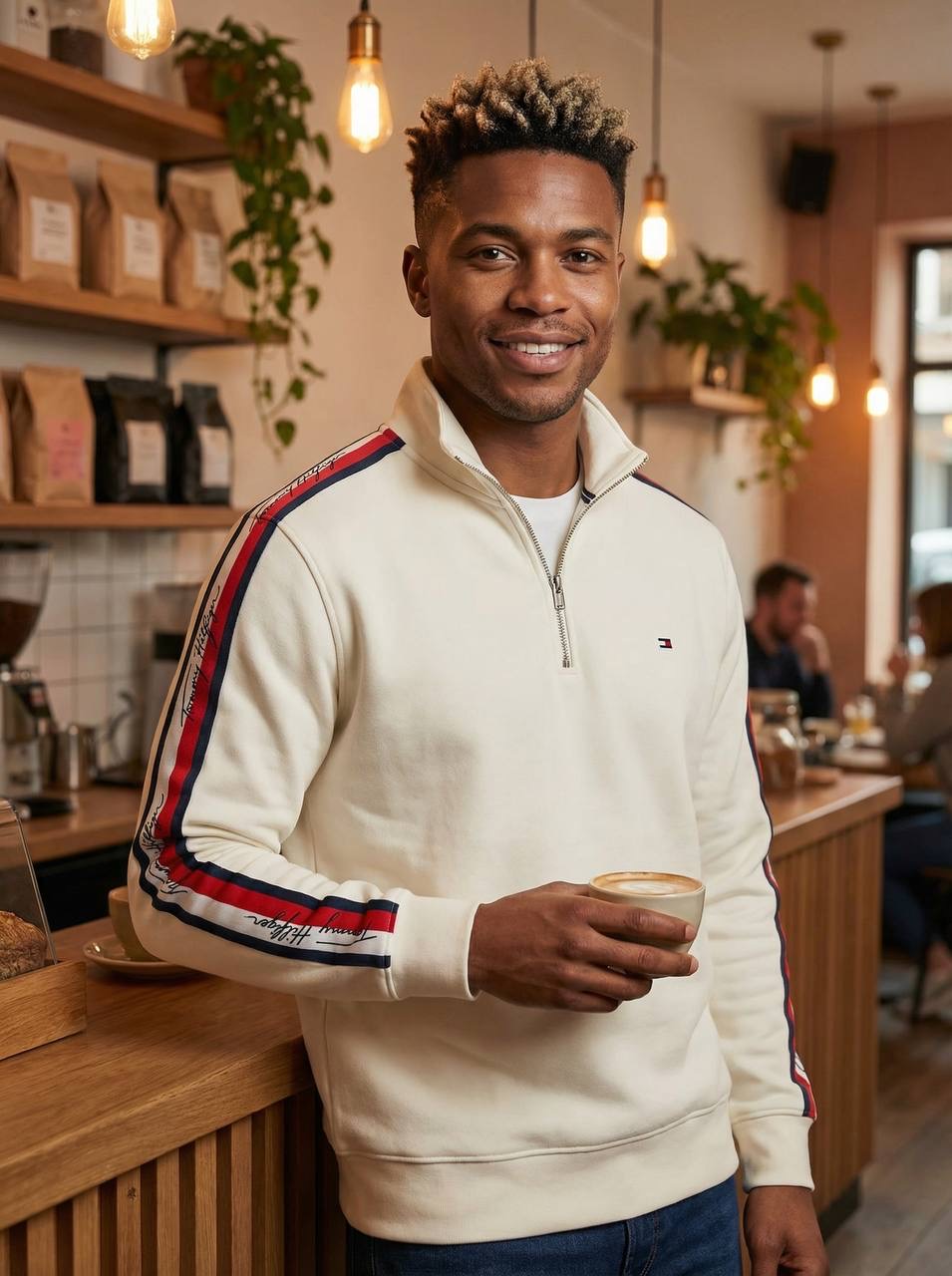 Sweatshirt Tommy quarter zipper #101