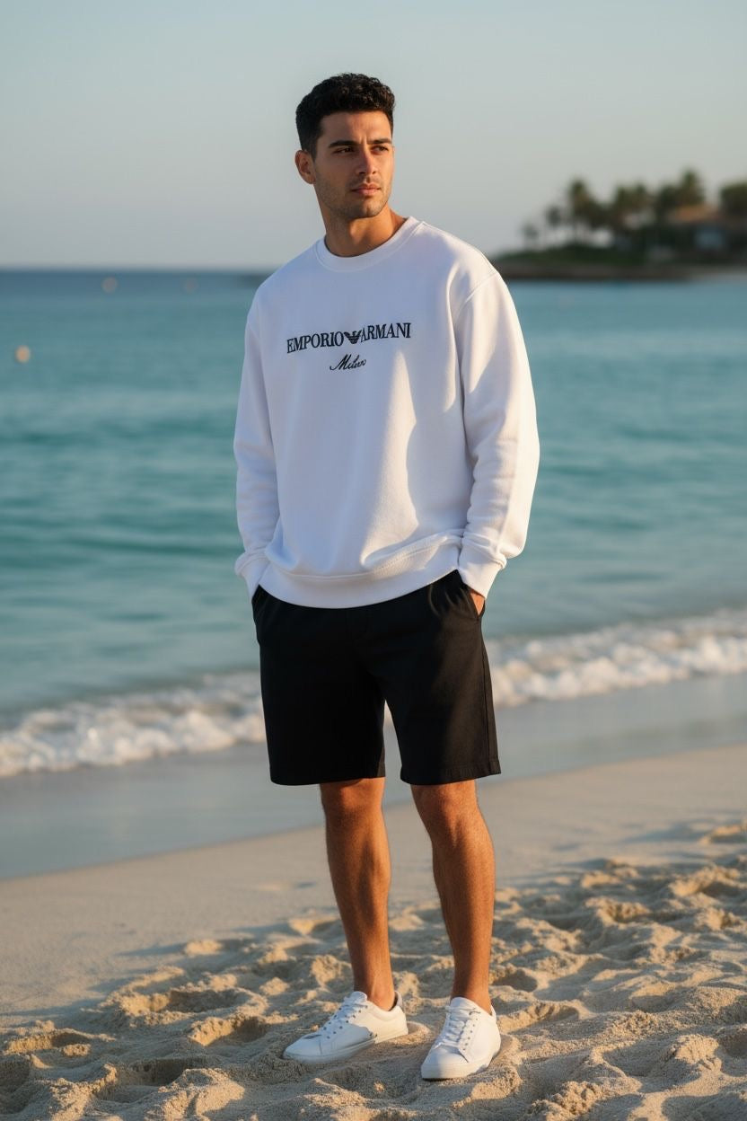 Sweatshirt Armani Round#100