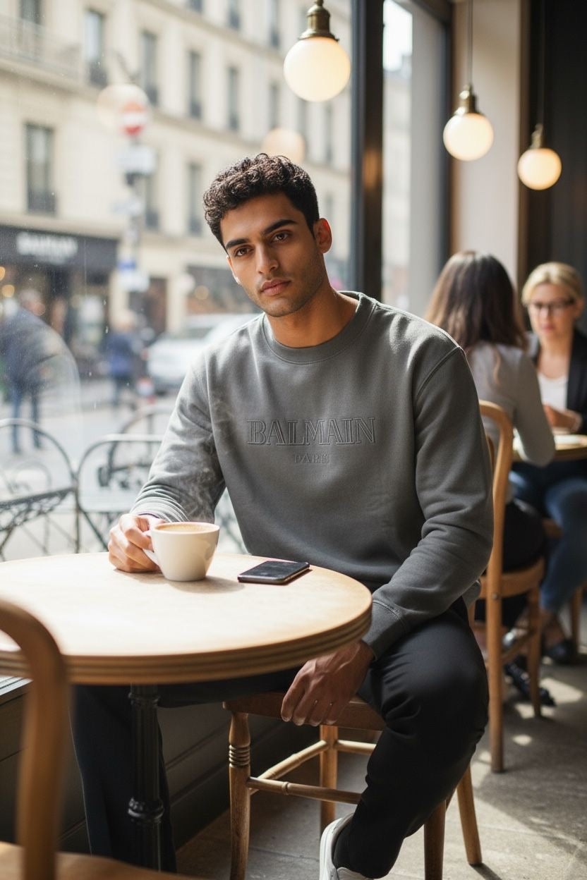 Sweatshirt Balmain Round#101