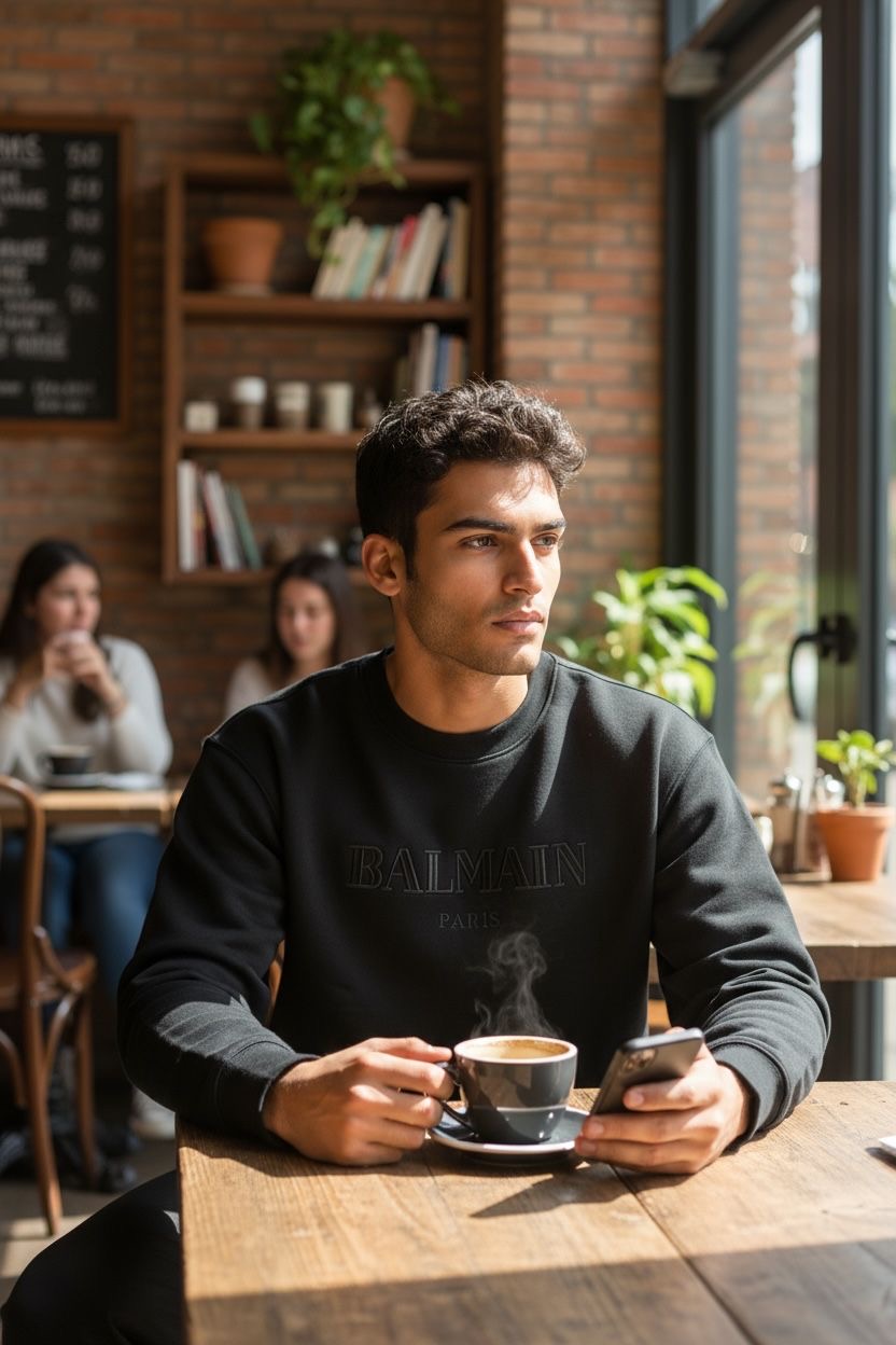 Sweatshirt Balmain Round#101