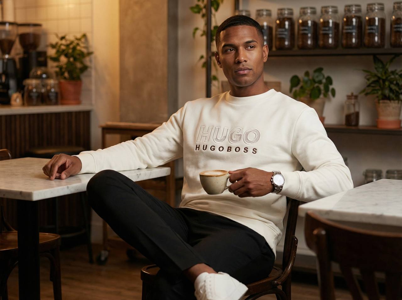 Sweatshirt Hugo crewneck #101