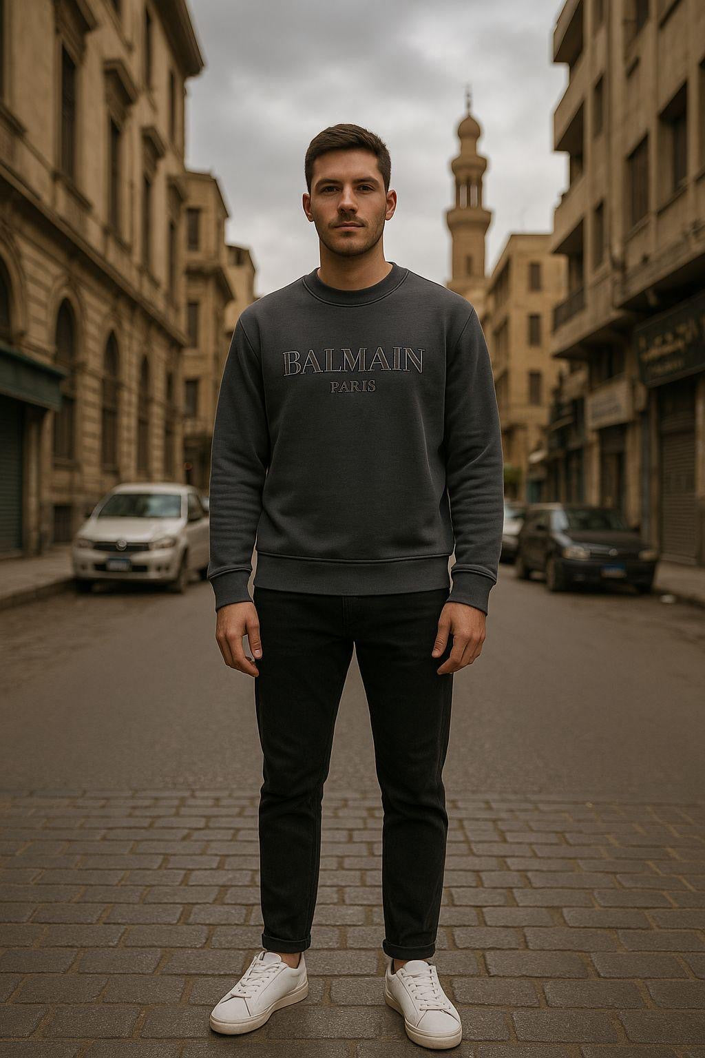 Sweatshirt Balmain Round#101