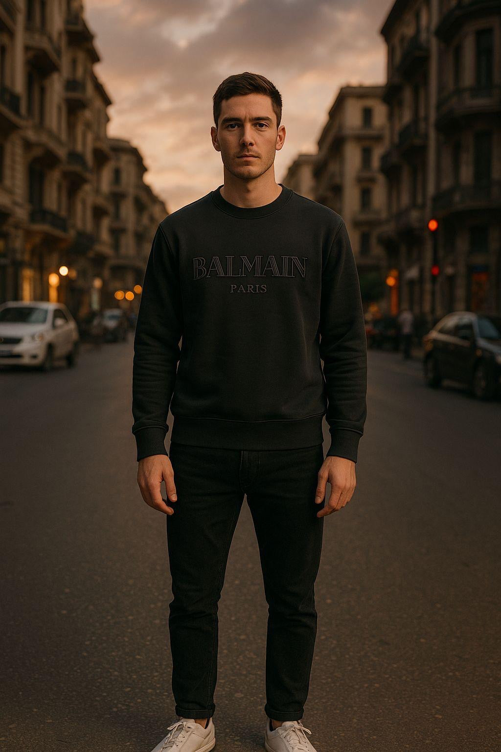 Sweatshirt Balmain Round#101