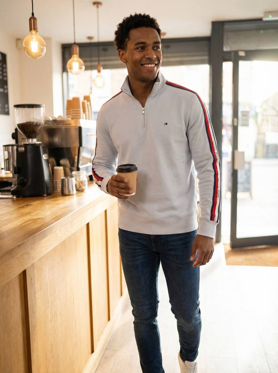 Sweatshirt Tommy quarter zipper #101