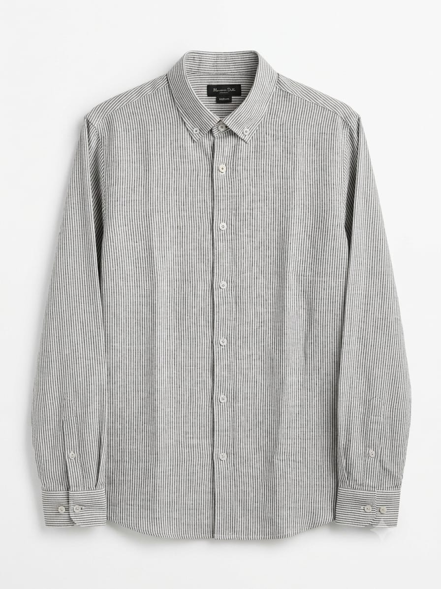 Shirt Massimo Dutti Striped Linen