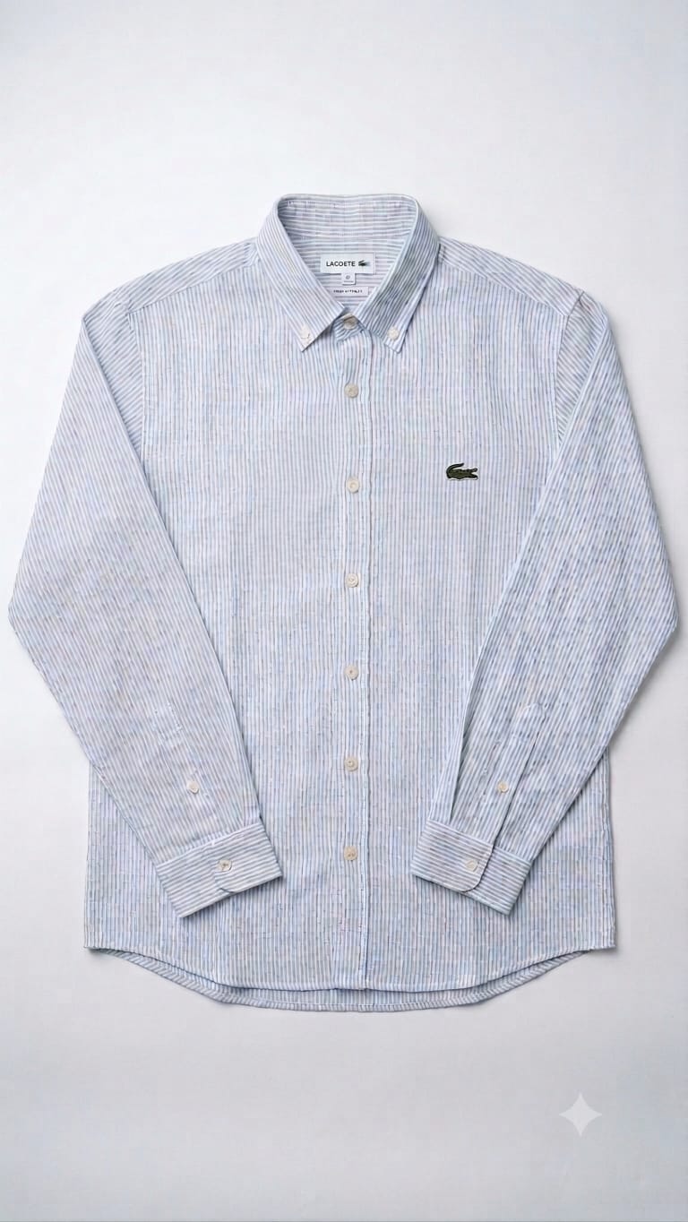 Shirt Lacoste Striped Linen