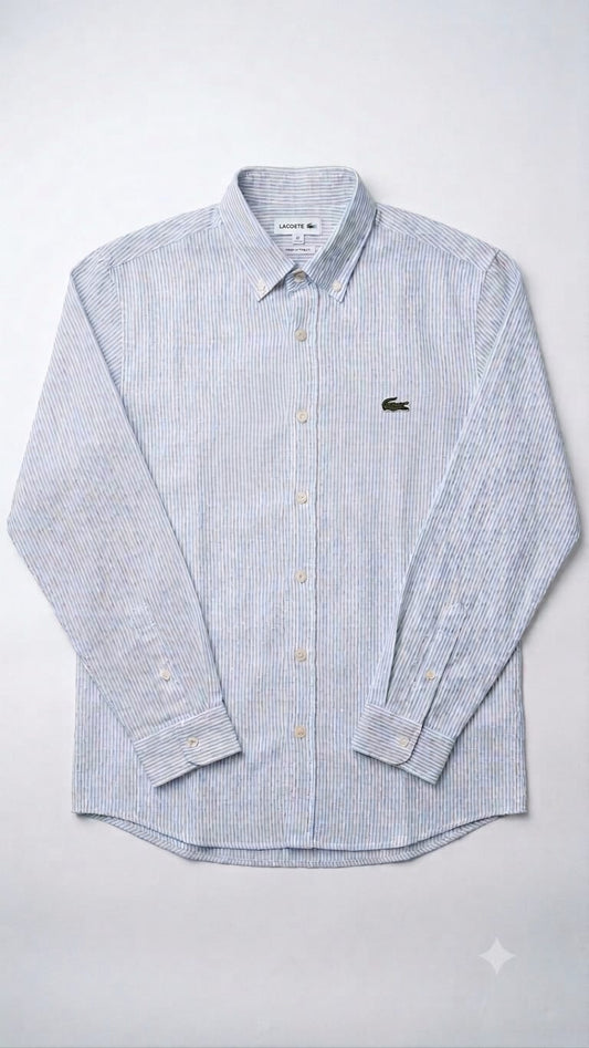 Shirt Lacoste Striped Linen