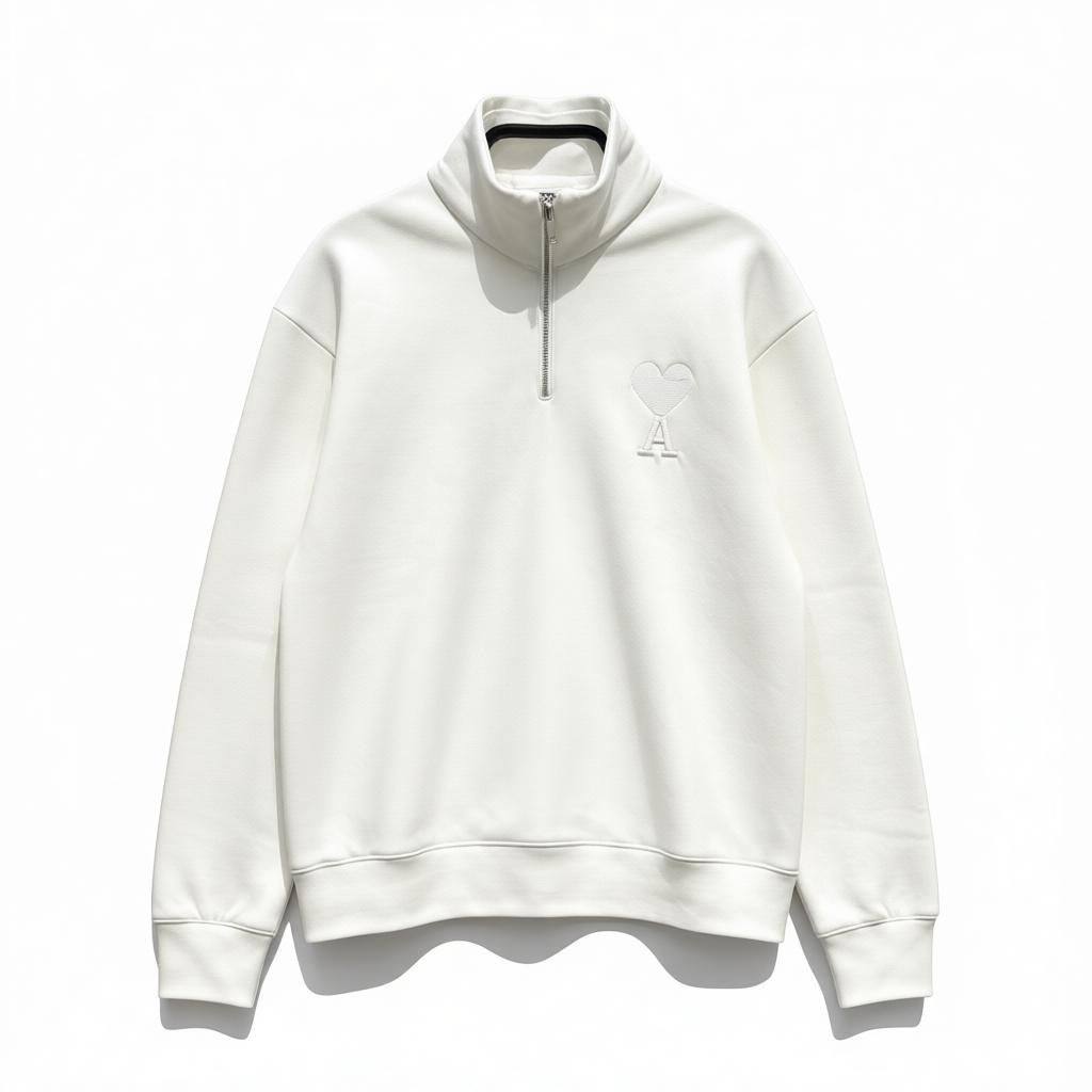 Sweatshirt AMI quarter zipper #100