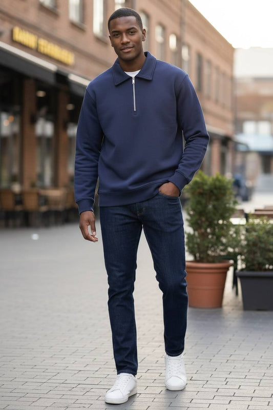 Sweatshirt Zara quarter zipper #100