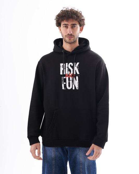 BLACK FUN OVERSIZE SWEATSHIRT