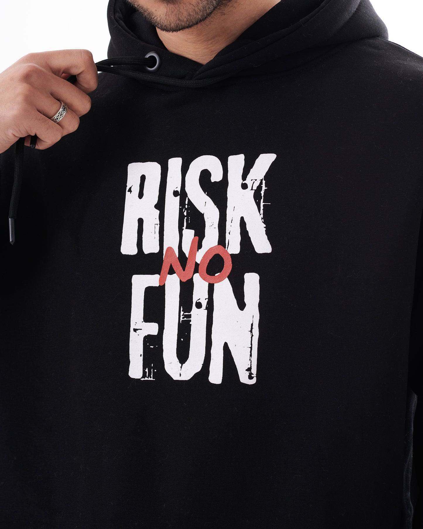 BLACK FUN OVERSIZE SWEATSHIRT