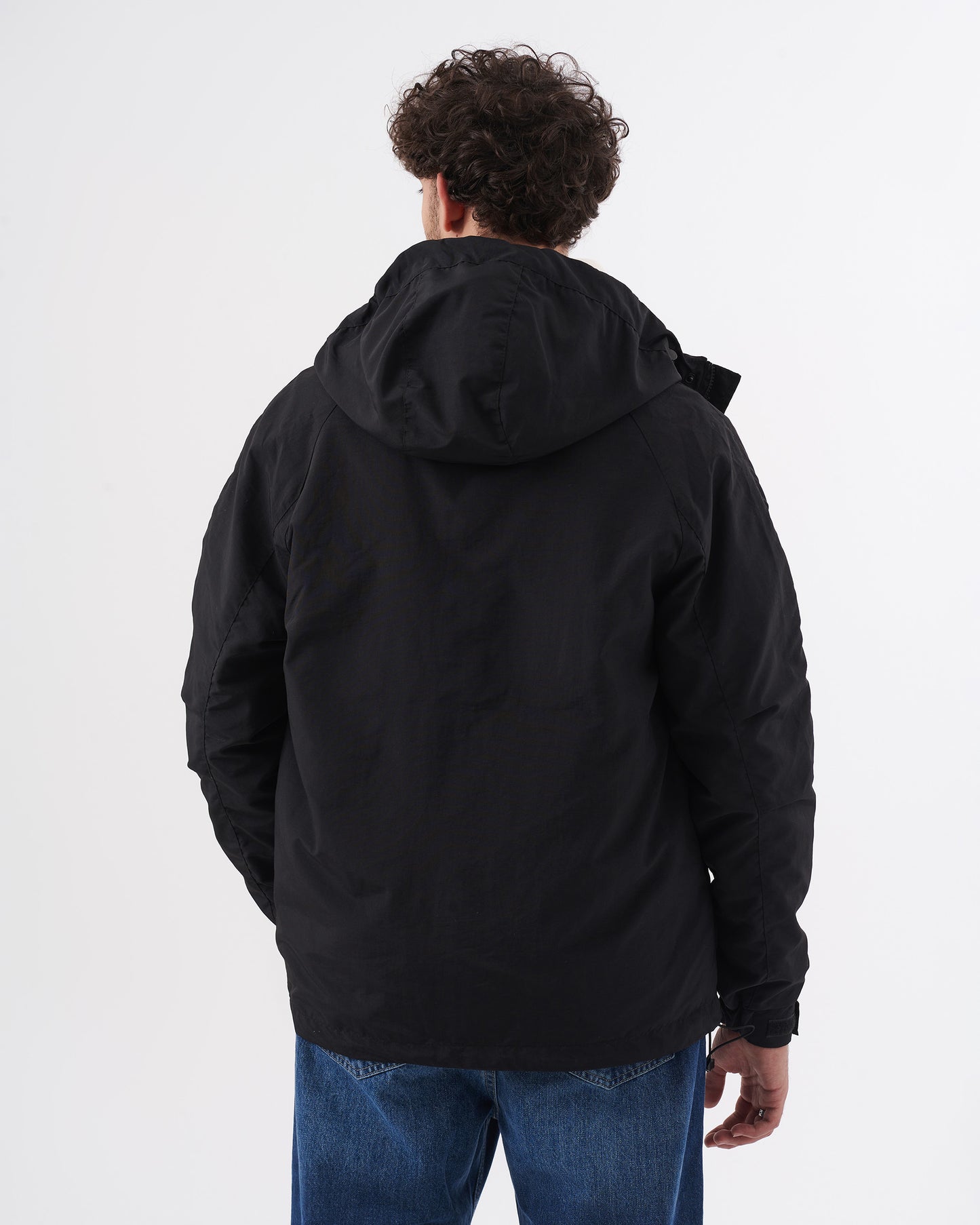 BLACK WATERPROOF JACKET