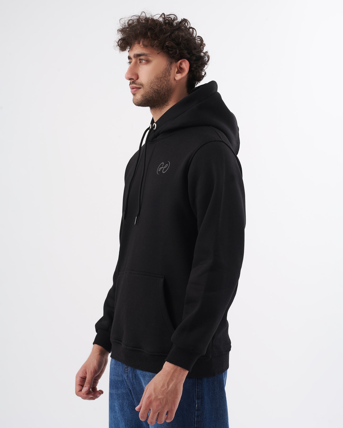 BLACK LOIN SWEATSHIRT