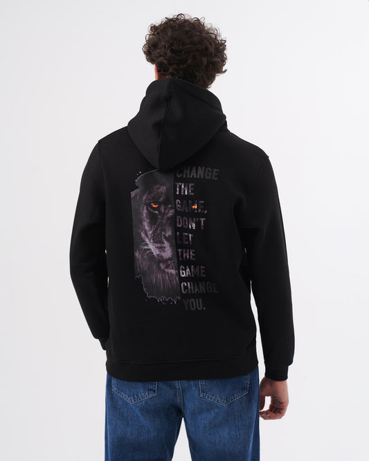 BLACK LOIN SWEATSHIRT