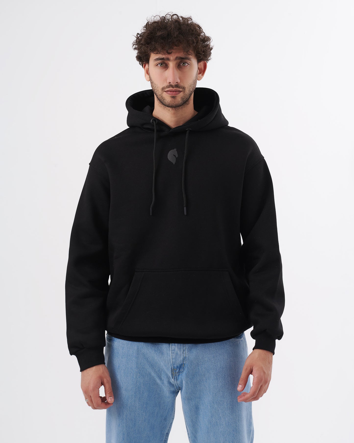 BLACK TRUST OVERSIZE SWEATSHIRT