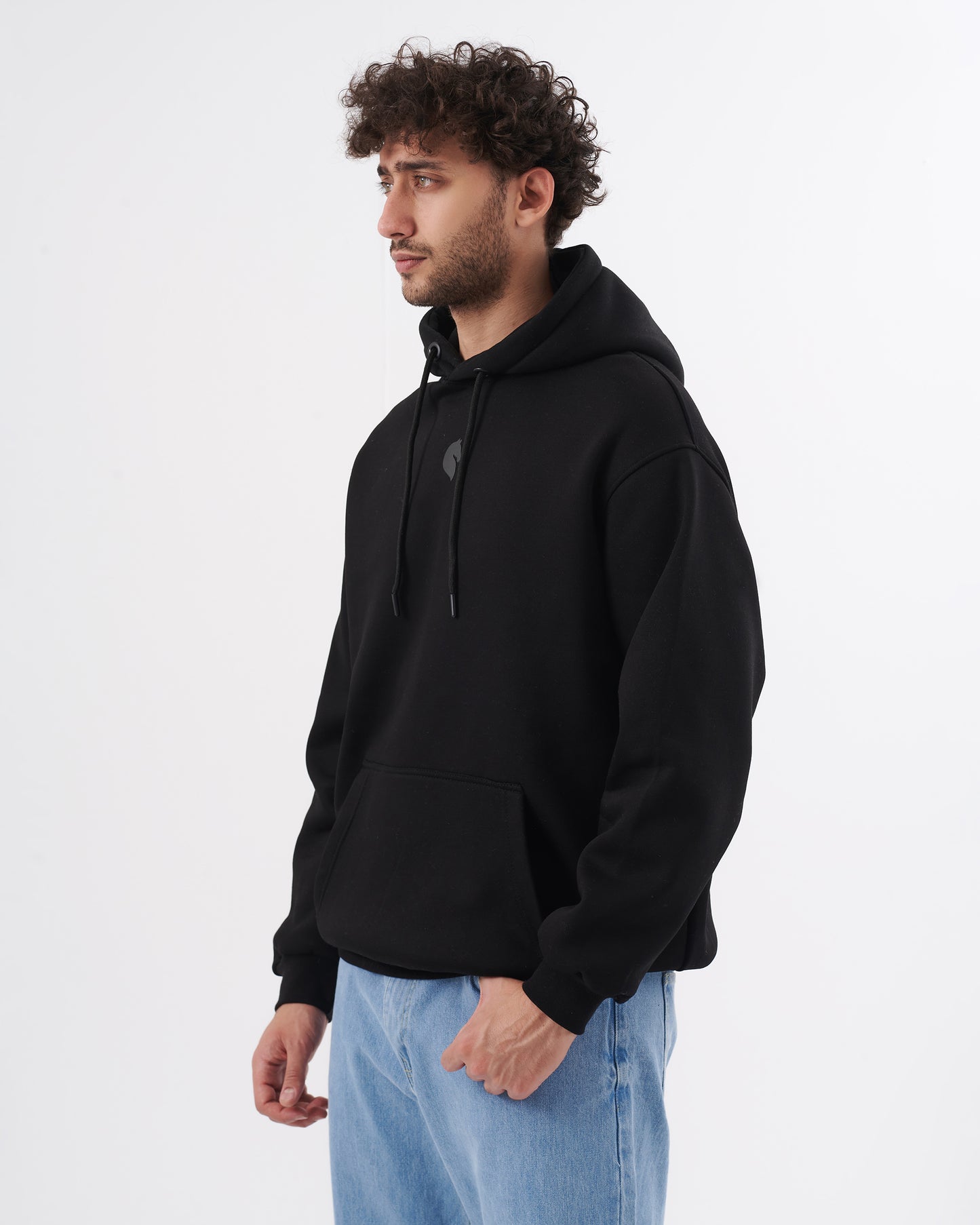 BLACK TRUST OVERSIZE SWEATSHIRT