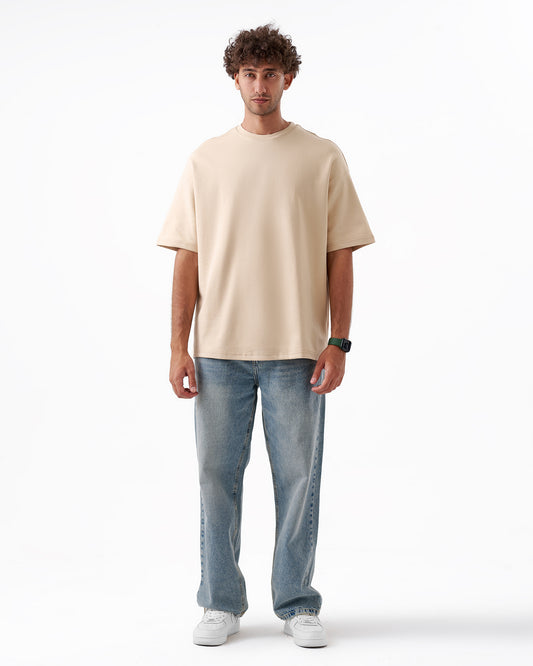 BEIGE OVERSIZE T-SHIRT