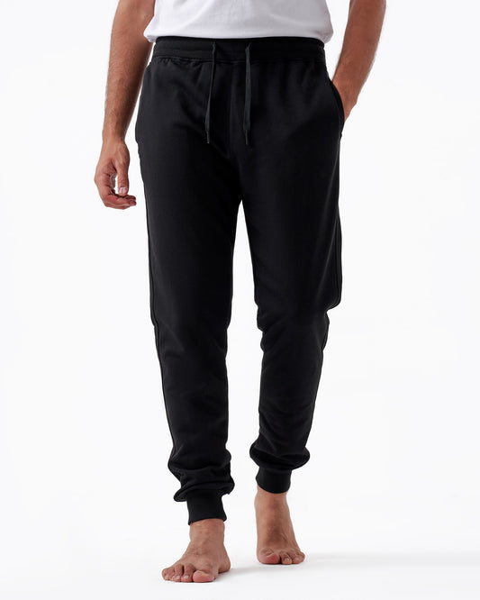 BLACK SWEATPANT SLIMFIT WITH COAT